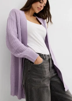 Longstrickjacke