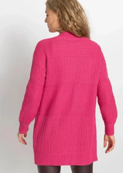 Longstrickjacke