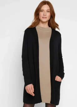 Longstrickjacke, Langarm