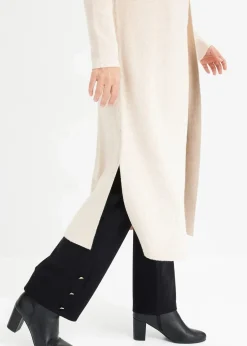 Longstrickjacke mit Viskose