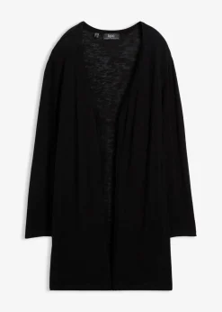 Longstrickjacke, offen