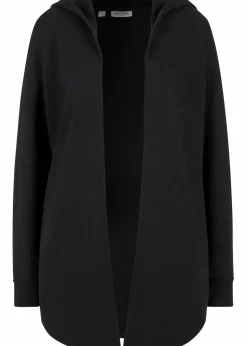 Long-Sweatjacke aus Baumwoll-Mix