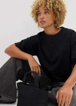 Long-Sweatshirt aus reiner Baumwolle