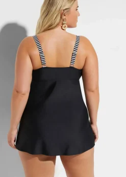 Long-Tankini (2-tlg. Set) mit Highwaist-Bikinihose