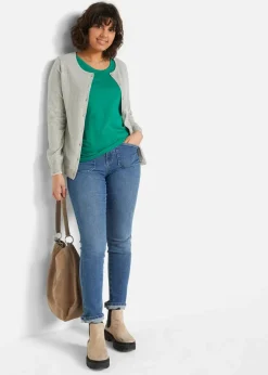 Long-Top aus reiner Baumwolle (5er Pack)