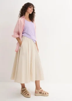 Long-Top aus reiner Baumwolle (5er Pack)