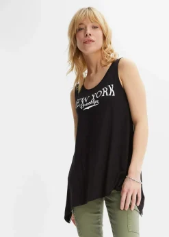 Long-Top aus softer Viskose