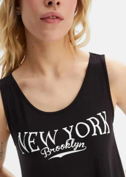 Long-Top aus softer Viskose