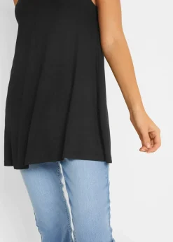 Long-Top aus Viskose-Mix