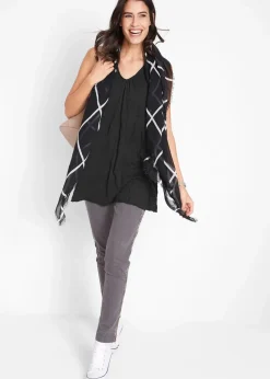 Long-Top mit Crash-Effekt