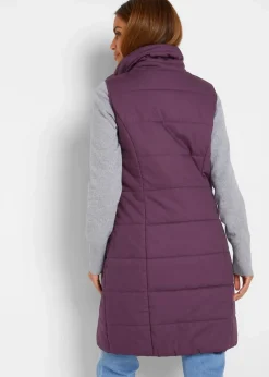 Longweste mit Stehkragen