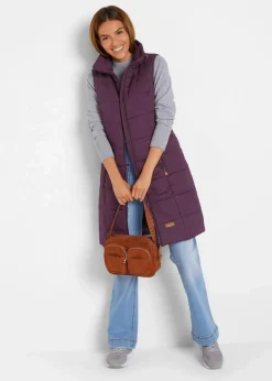 Longweste mit Stehkragen