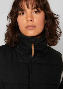 Longweste mit Stehkragen