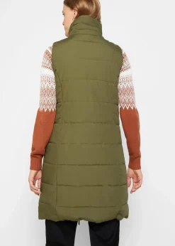 Longweste mit Stehkragen