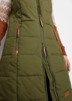 Longweste mit Stehkragen