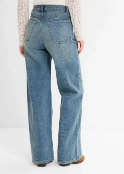 Loose Straight-Jeans High Waist, Low Stretch