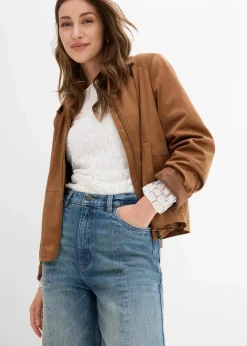 Loose Straight-Jeans High Waist, Low Stretch