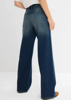 Loose Straight-Jeans High Waist, Low Stretch
