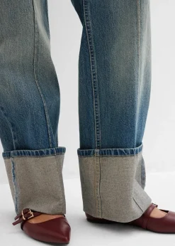 Loose Straight-Jeans High Waist