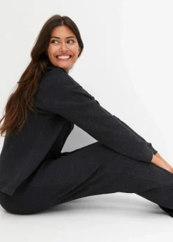 Loungewear Hausanzug aus griffigem Strukturjersey