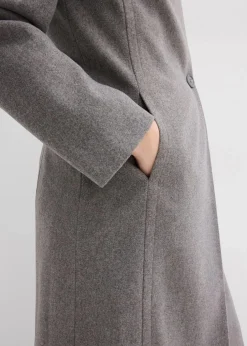 Mantel aus Wollimitat