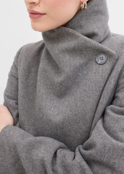 Mantel aus Wollimitat