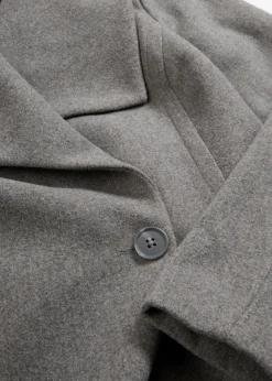 Mantel aus Wollimitat