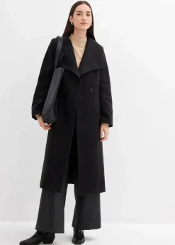 Mantel aus Wollimitat