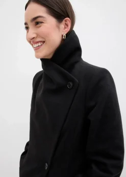 Mantel aus Wollimitat