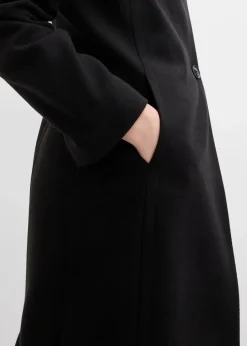 Mantel aus Wollimitat