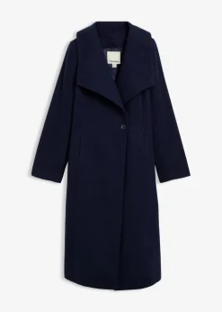 Mantel aus Wollimitat