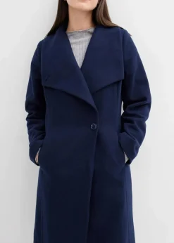 Mantel aus Wollimitat