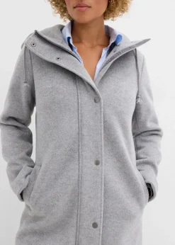 Mantel aus Wollimitat, Maxi-Länge