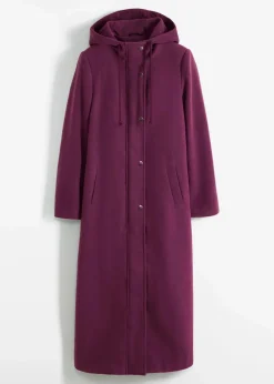 Mantel aus Wollimitat, Maxi-Länge