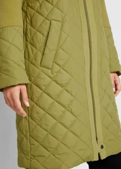 Mantel in Materialmix