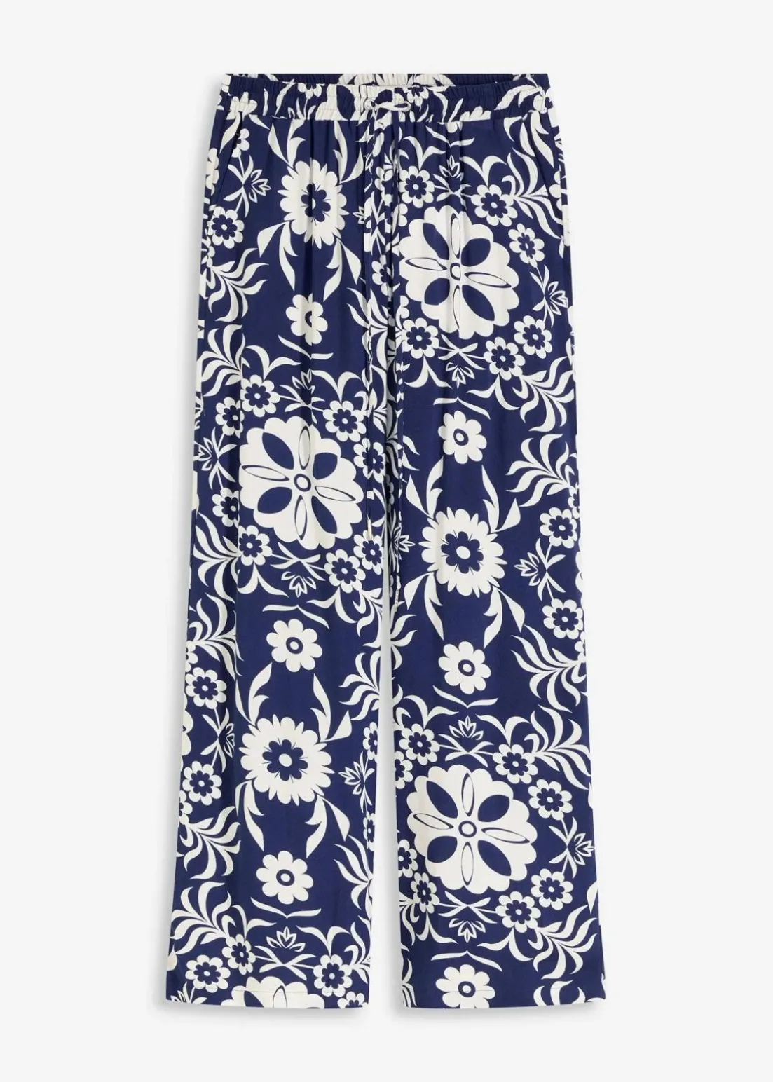 Marlenehose aus fließender Viskose