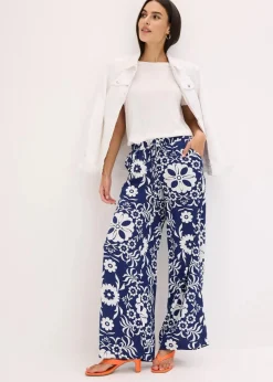 Marlenehose aus fließender Viskose