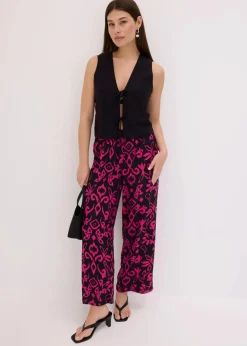 Marlenehose aus fließender Viskose