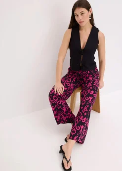 Marlenehose aus fließender Viskose