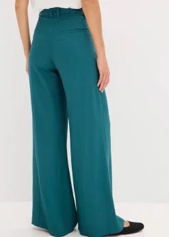 Marlenehose aus fließender Viskose