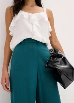 Marlenehose aus fließender Viskose