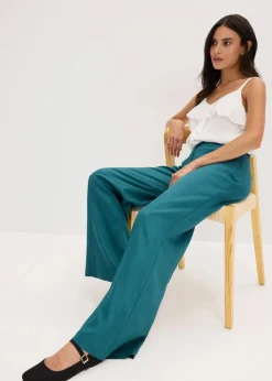 Marlenehose aus fließender Viskose