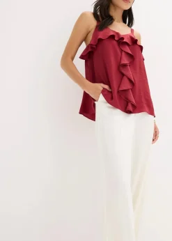 Marlenehose aus fließender Viskose