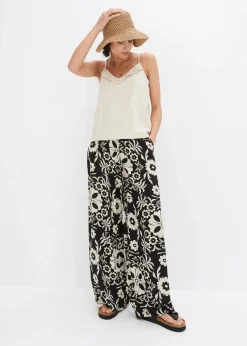 Marlenehose aus fließender Viskose