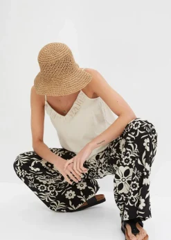 Marlenehose aus fließender Viskose