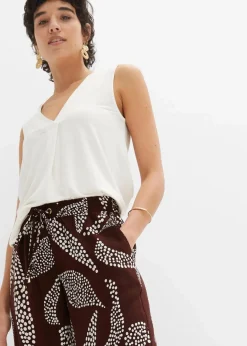 Marlenehose aus fließender Viskose