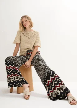 Marlenehose aus fließender Viskose