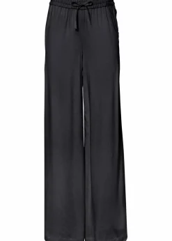 Marlenehose aus leicht glänzender Viskose