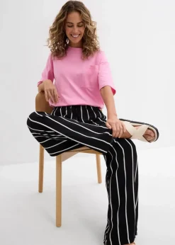 Marlenehose aus leichtem Crêpe