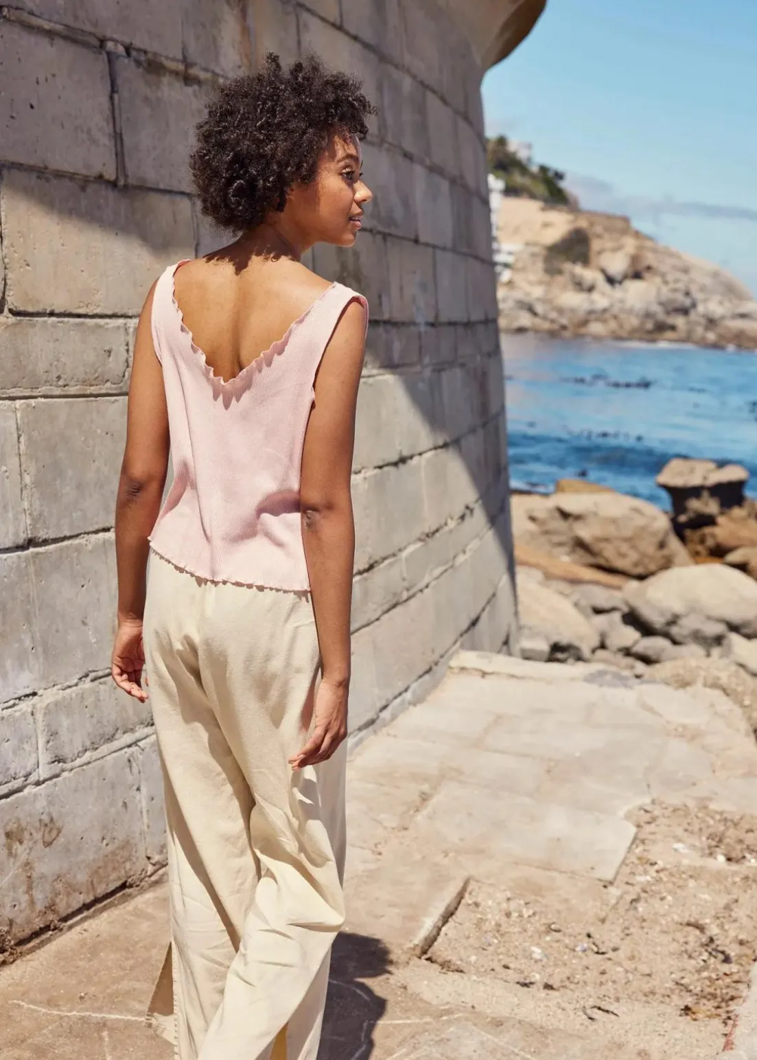 Marlenehose aus Leinen